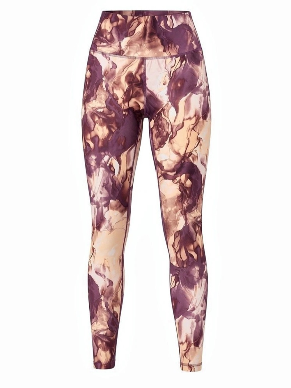 Wildfox Marble Print 7/8 Leggings in Purple & Pink - XS, New